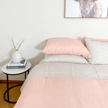 Load image into Gallery viewer, Salmon Flax Linen Duvet
