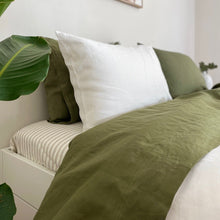 Load image into Gallery viewer, Moss Linen Sheets
