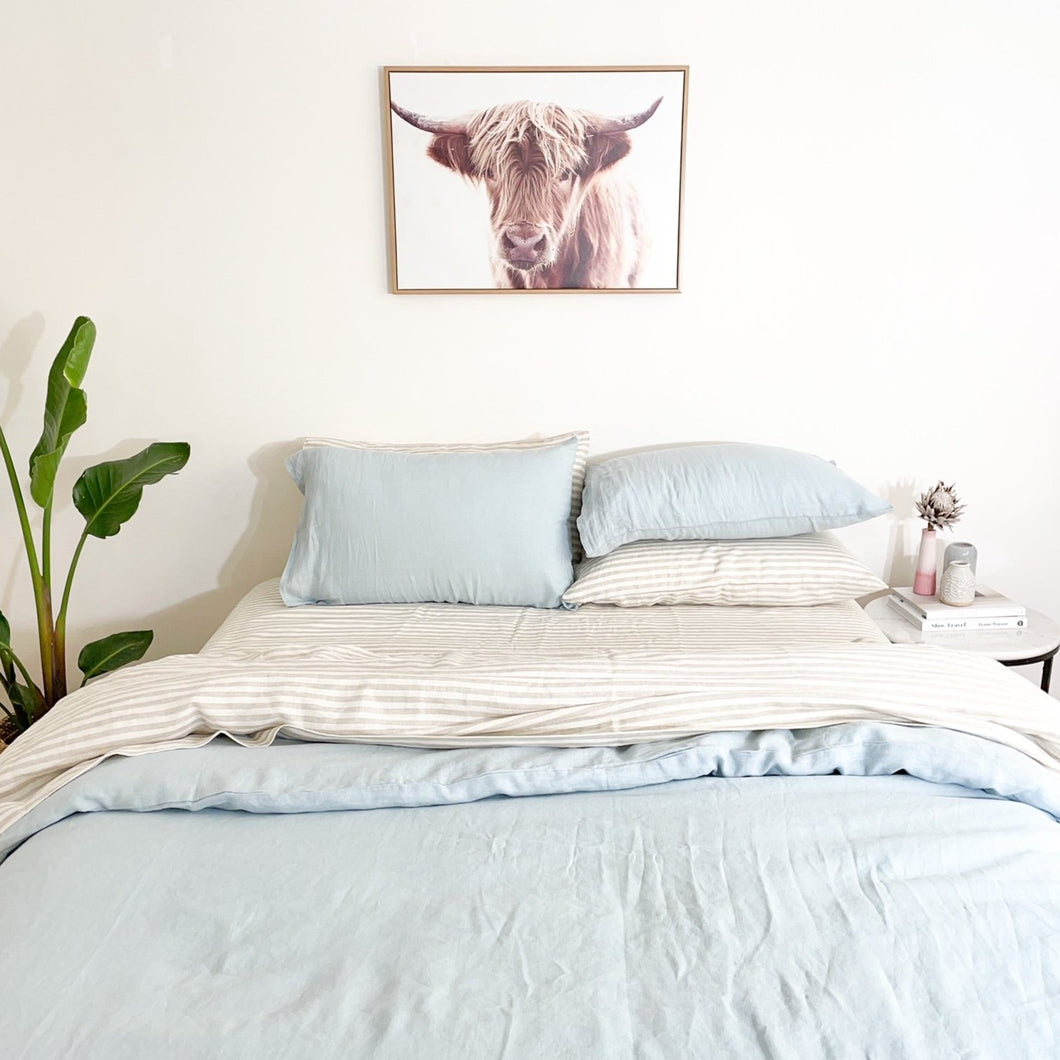 Duck Egg Blue Duvet