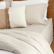 Load image into Gallery viewer, Oatmeal Linen Pillowcases Pair
